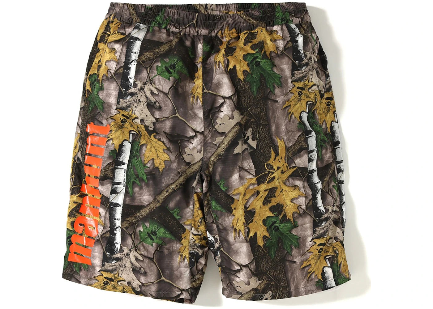 BAPE Forest Camo Track Shorts Beige