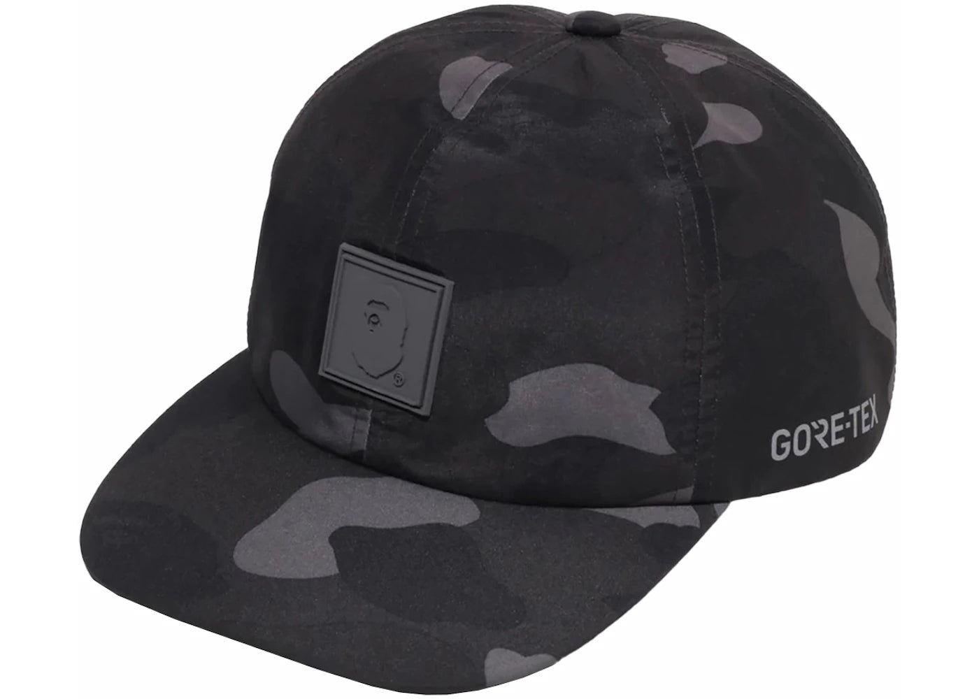 BAPE GORE-TEX Color Camo Panel Cap Black
