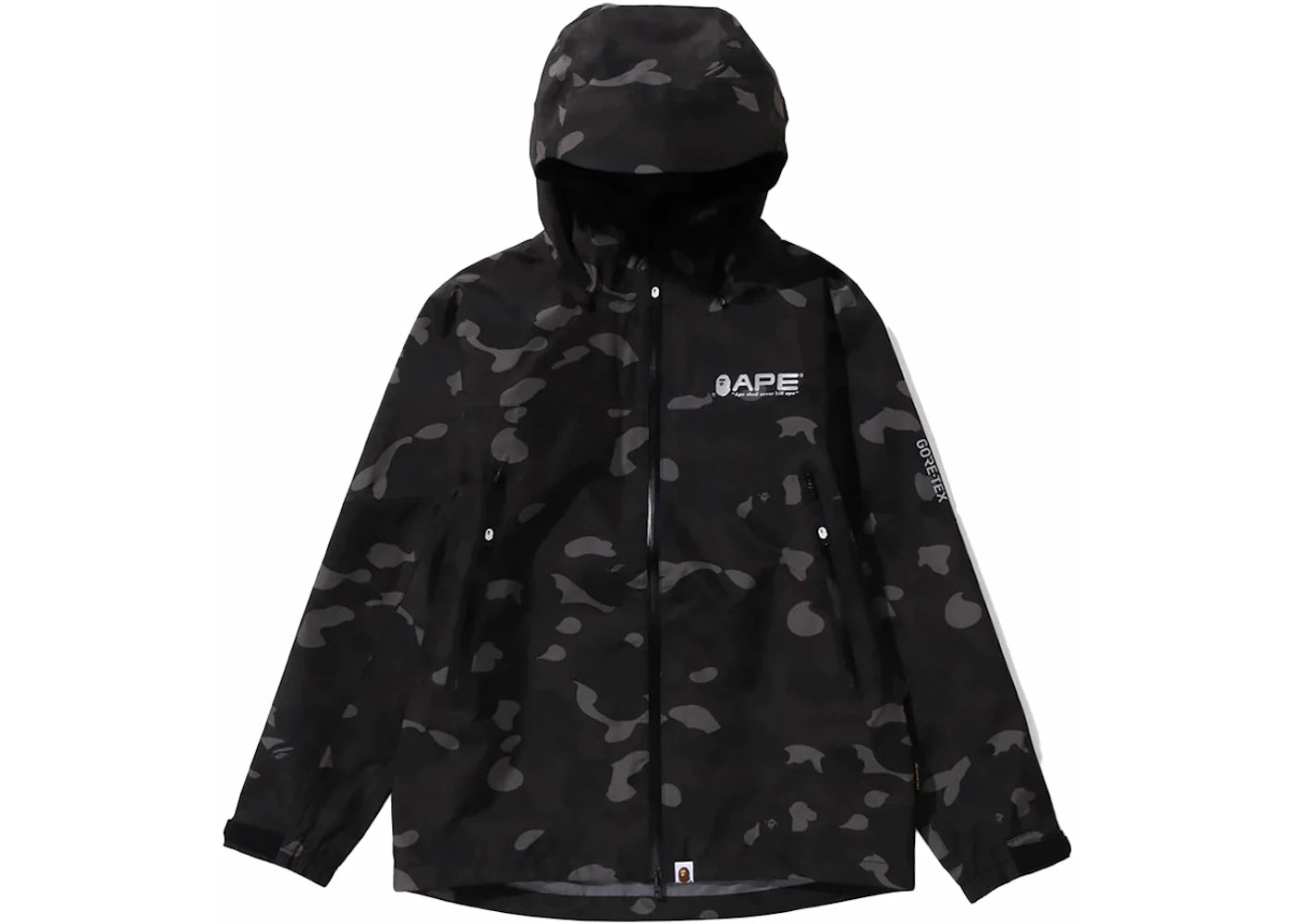 BAPE GORE-TEX Color Camo Shell Jacket Black