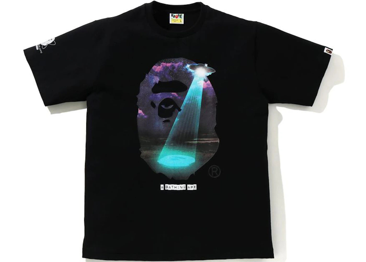 BAPE Galaxy UFO Tee Black