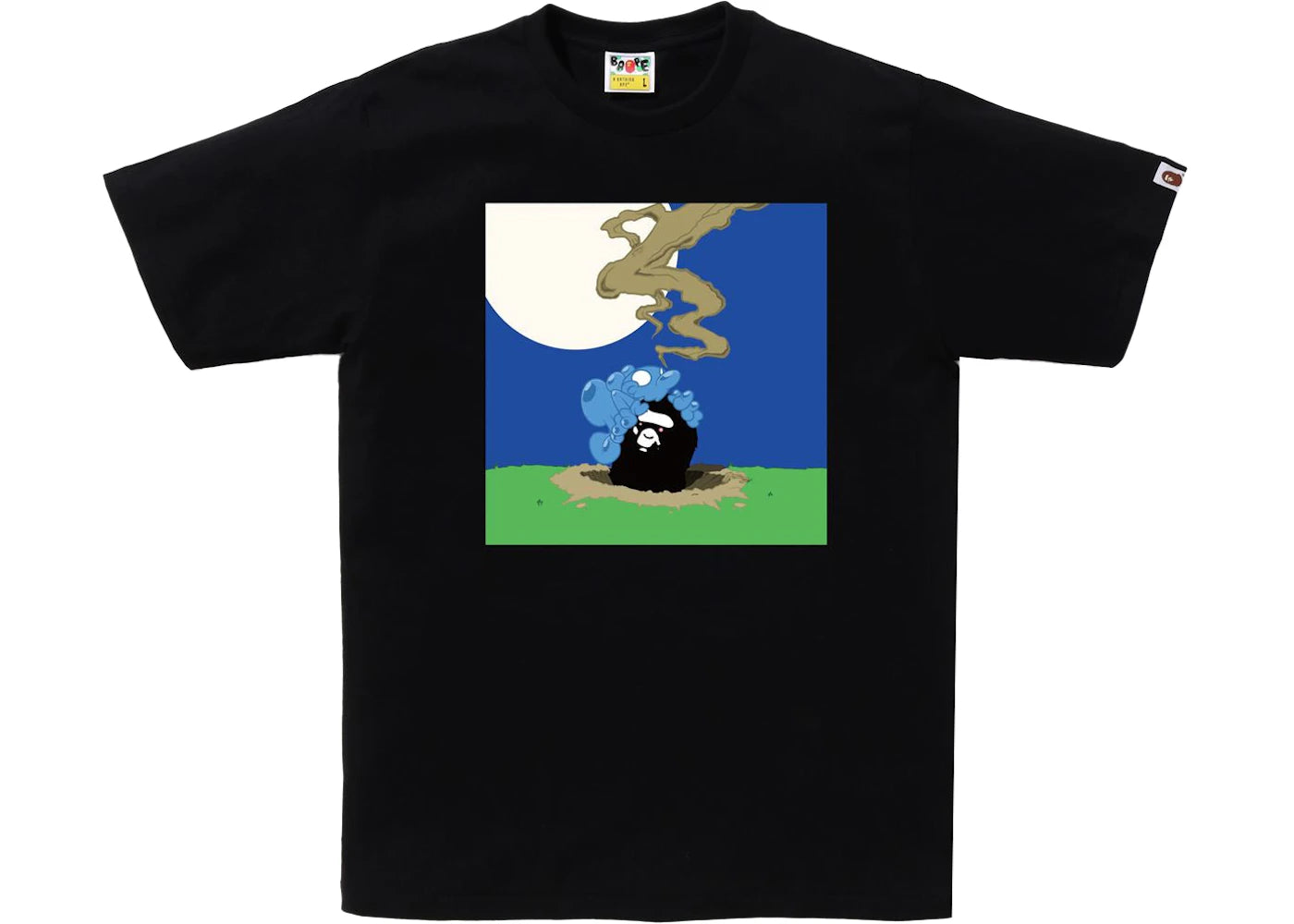 BAPE Gallery x Coin Parking Delivery Tee Black