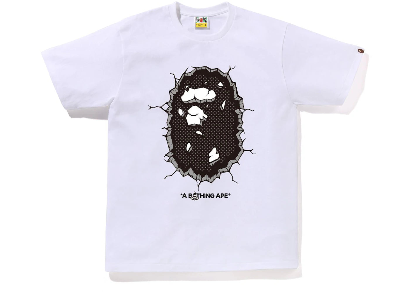 BAPE Gallery x Joshua Vides Tee White