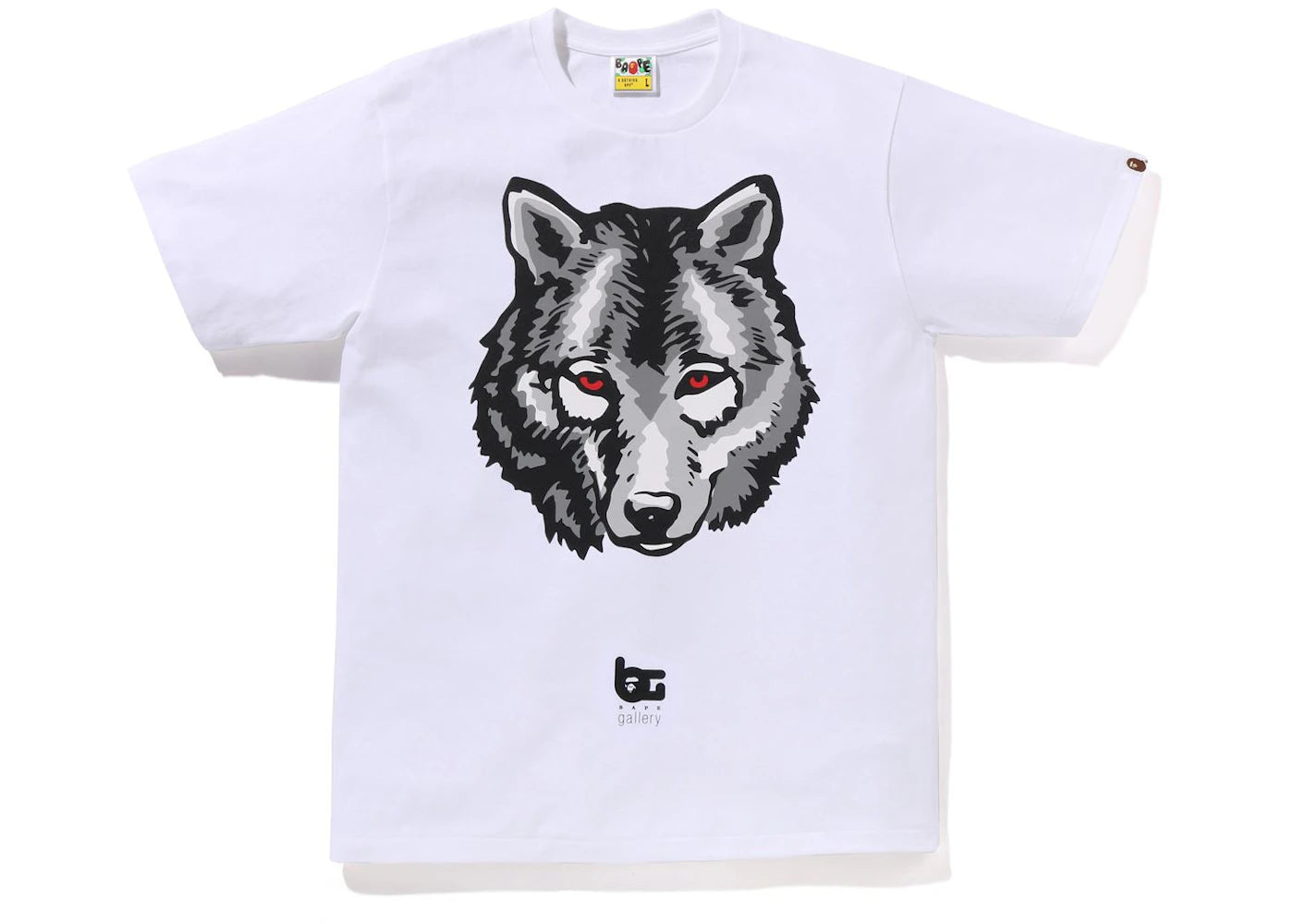 BAPE Gallery x Sneakerwolf Tee White