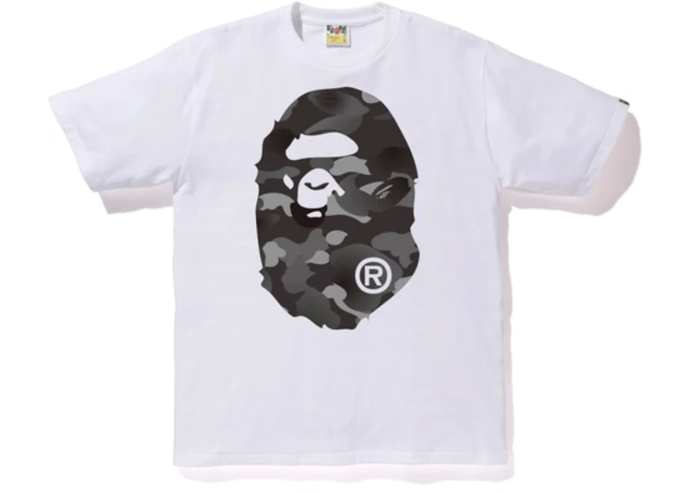 BAPE Gradation Camo Big Ape Head Tee White/Black