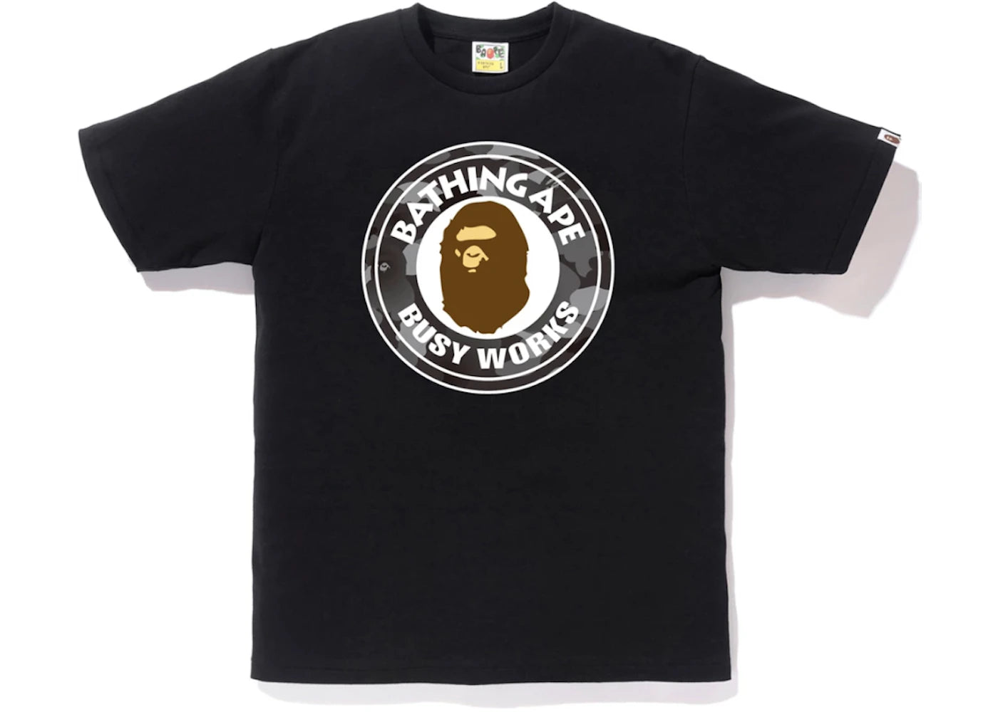 BAPE Gradation Camo Busy Works Tee Black/Black