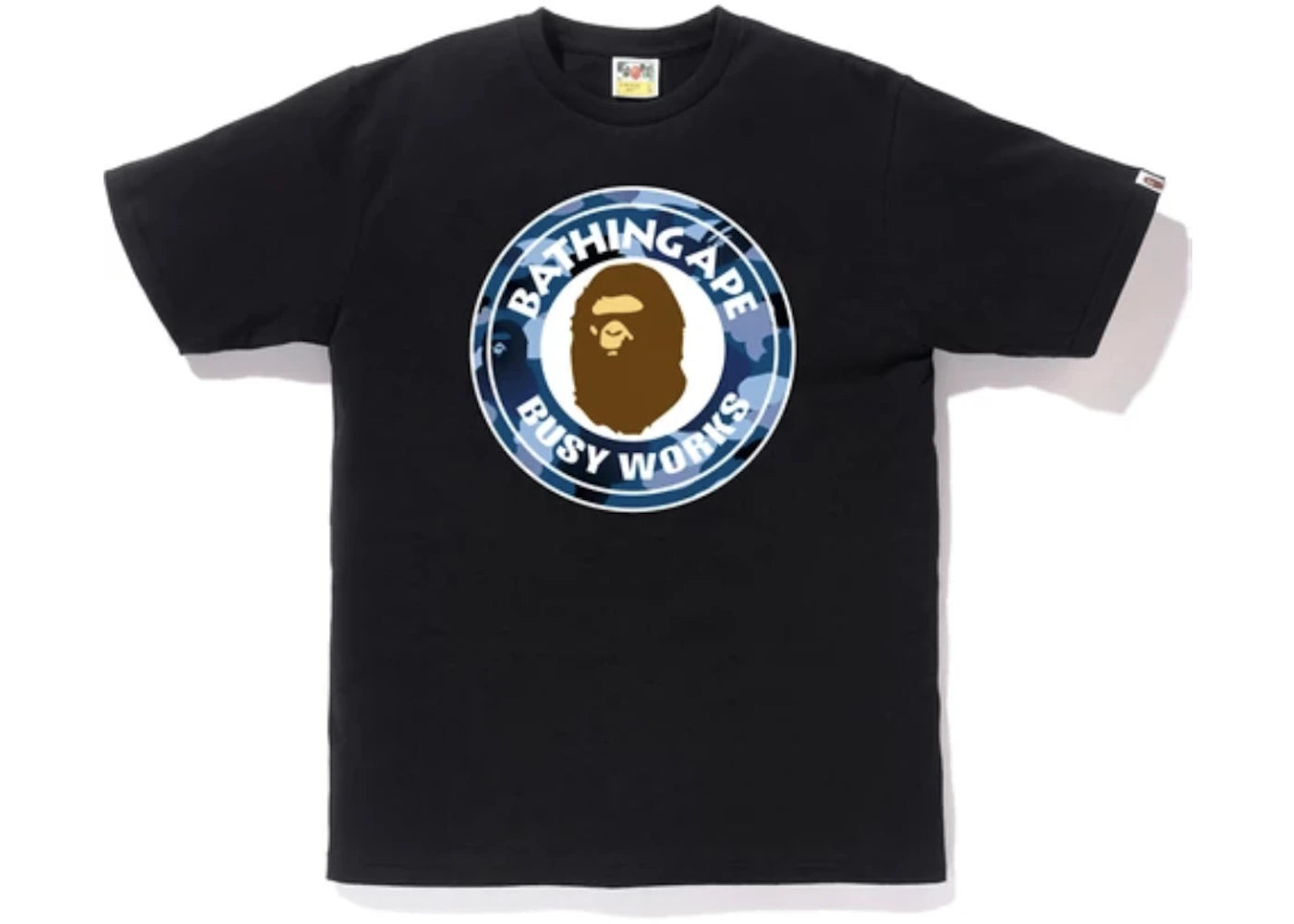 BAPE Gradation Camo Busy Works Tee Black/Blue