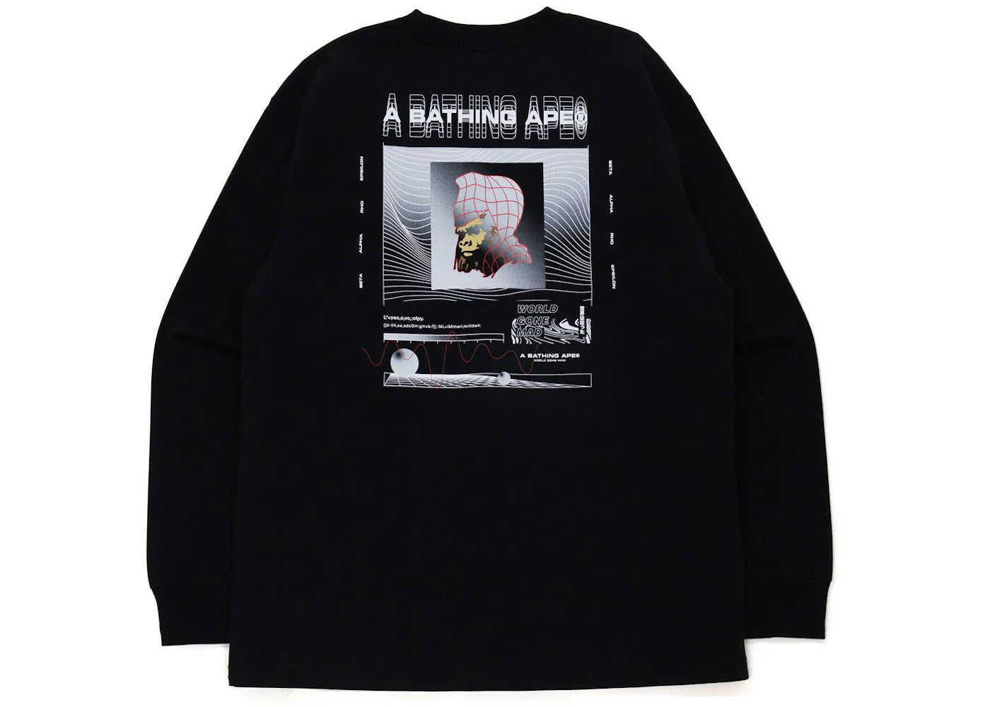 BAPE General Relaxed Fit L/S Tee Black