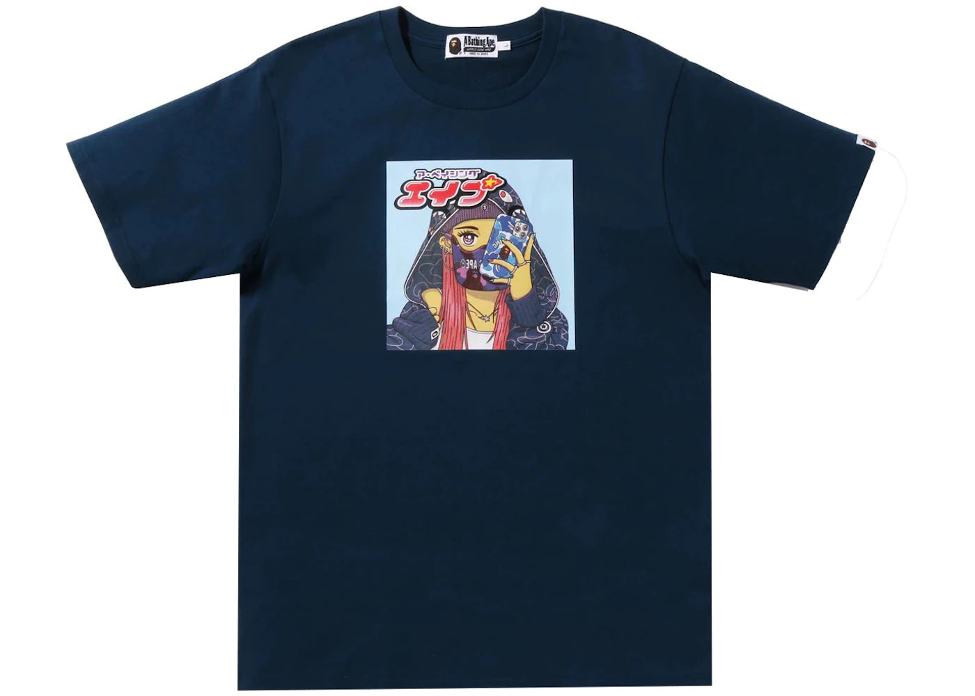 BAPE Girl Tee Navy