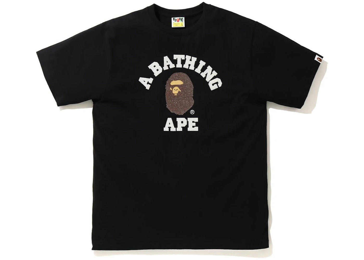 BAPE Glass Beads College Tee (SS20) Black