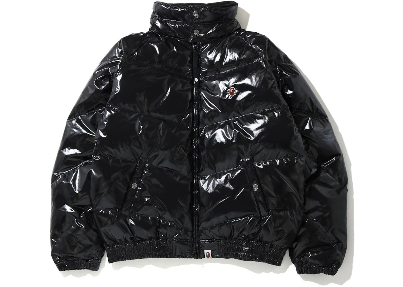 BAPE Glossy Down Jacket Black