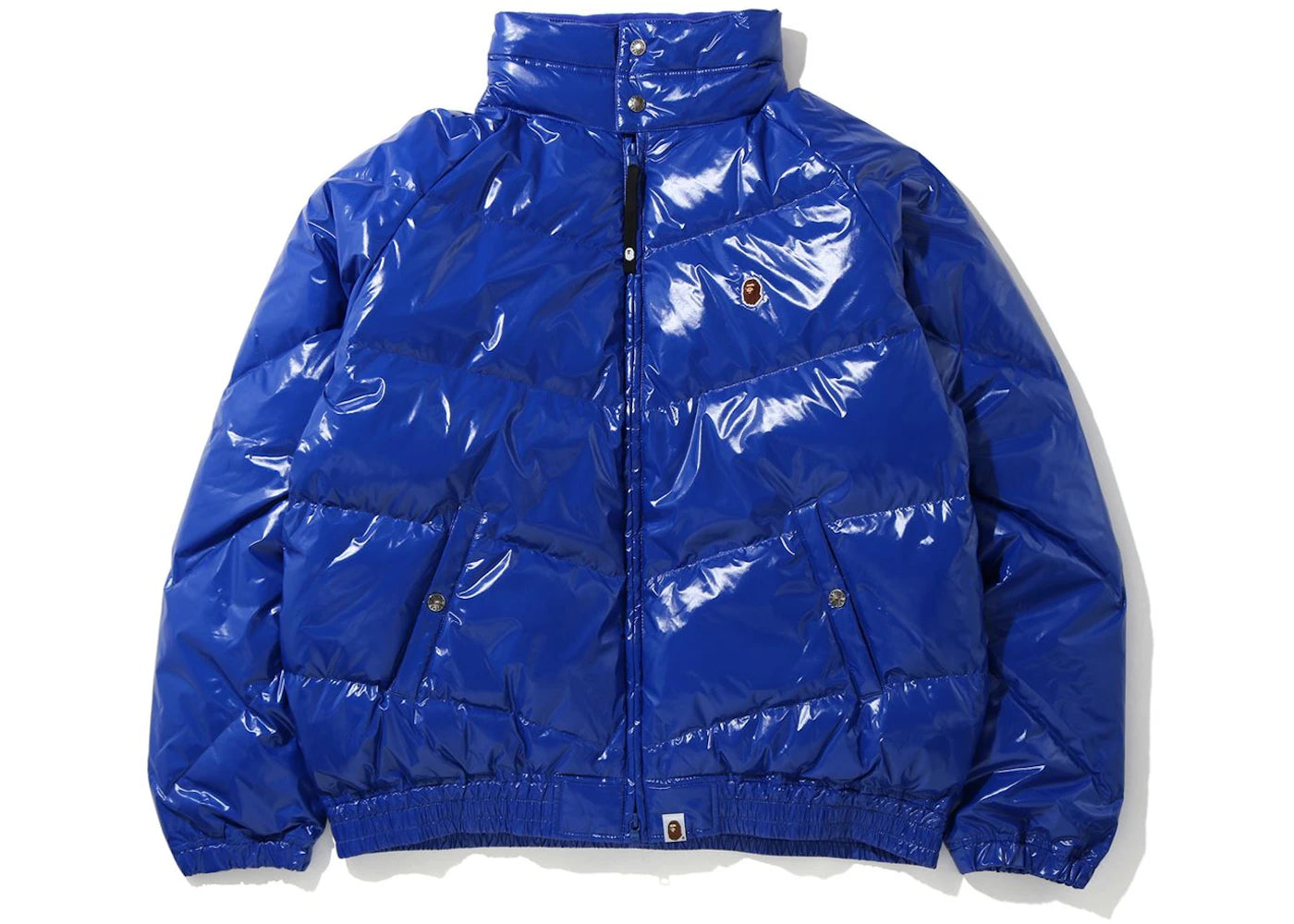 BAPE Glossy Down Jacket Blue