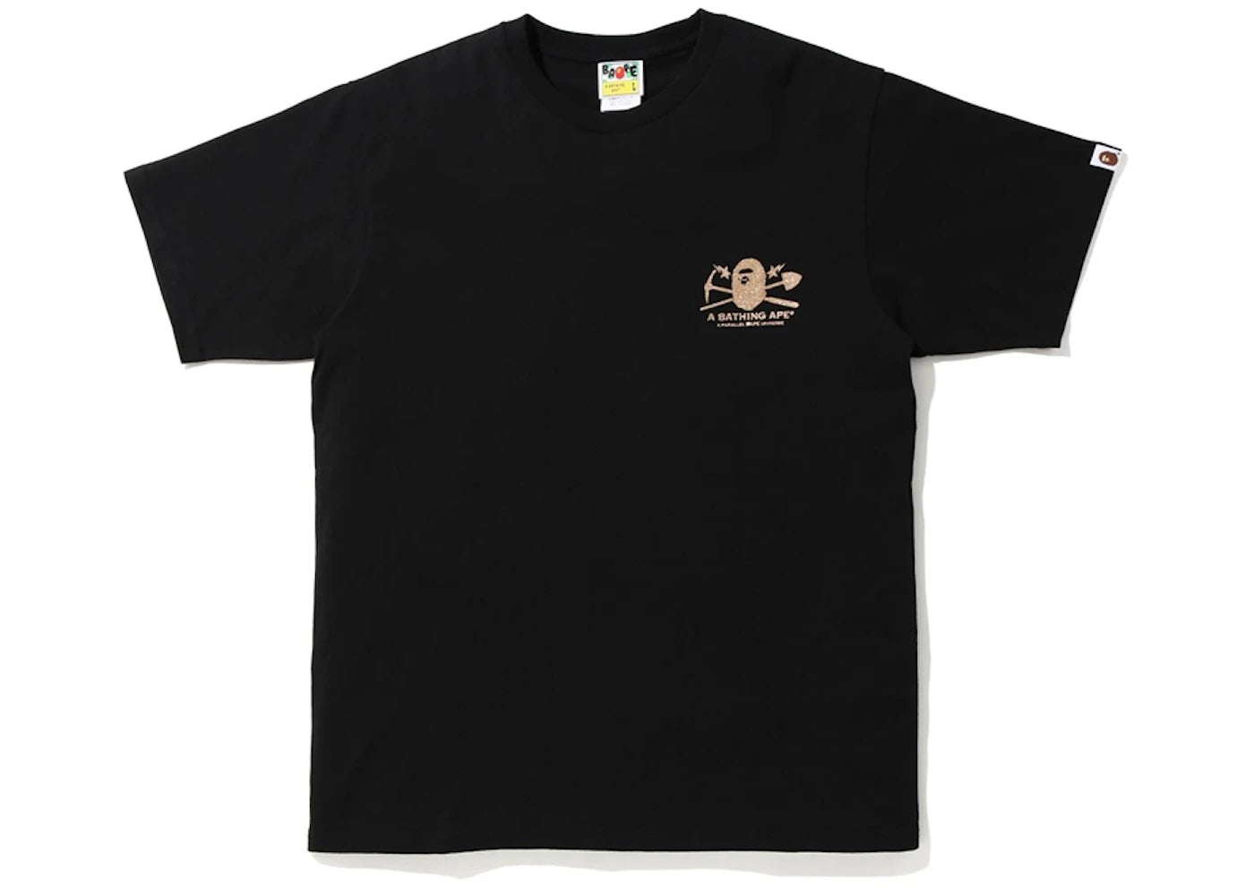 BAPE Gold Rush Foil Tee #1 Black