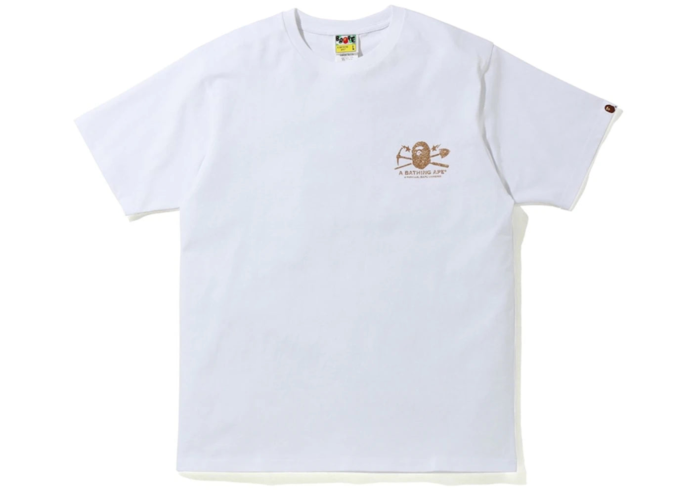 BAPE Gold Rush Foil Tee #1 White