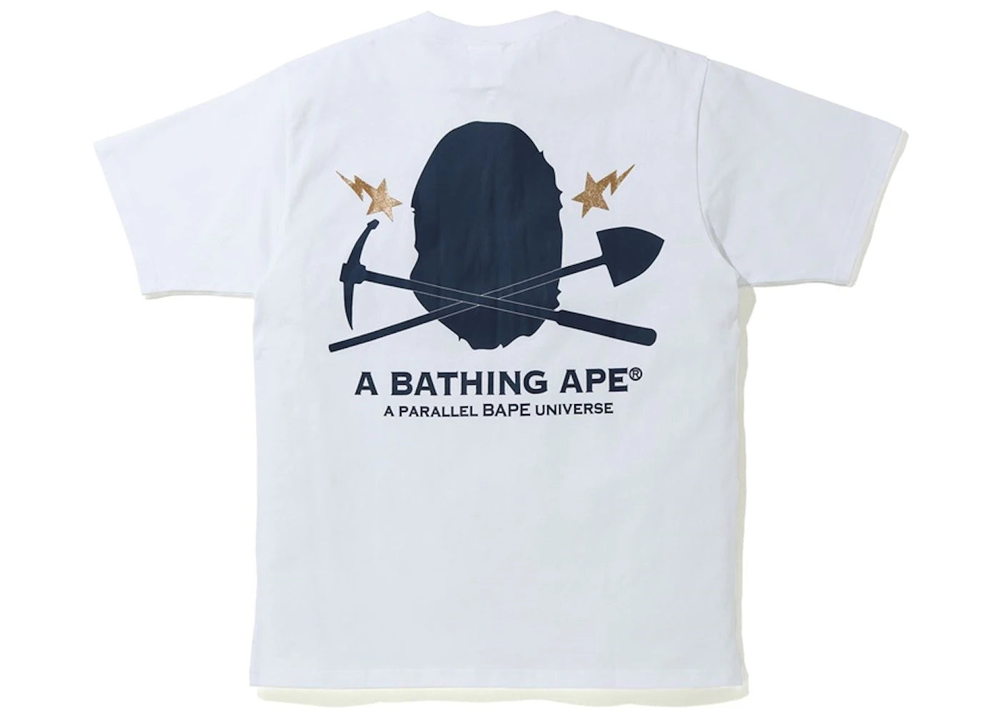 BAPE Gold Rush Foil Tee #2 White