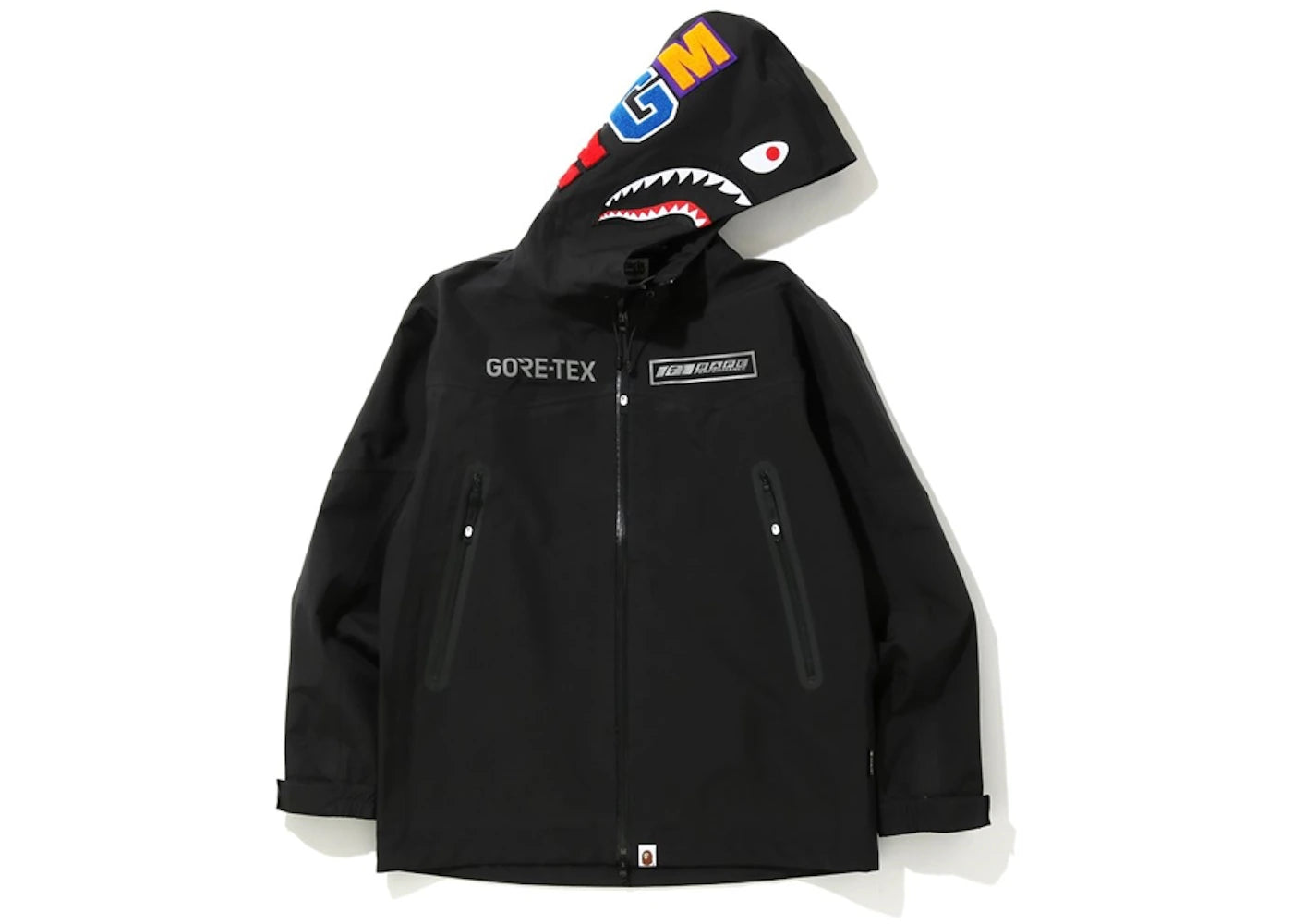 BAPE Gore-Tex Shark Hoodie Jacket Black