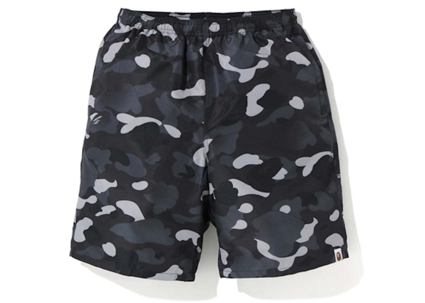 BAPE Gradation Camo Beach Shorts Black