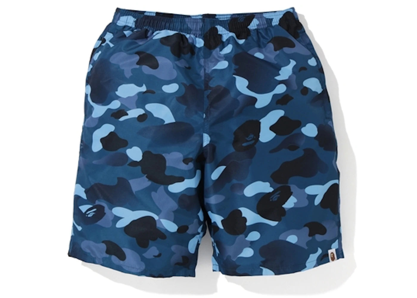 BAPE Gradation Camo Beach Shorts Blue