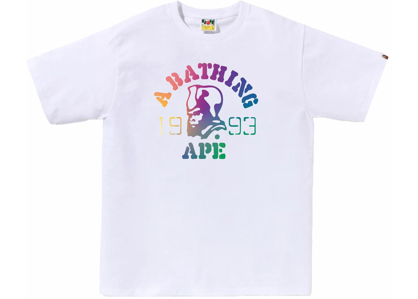 BAPE Gradation General Tee White