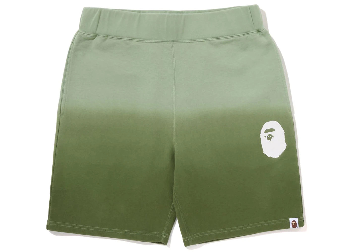 BAPE Gradation Sweat Shorts Green