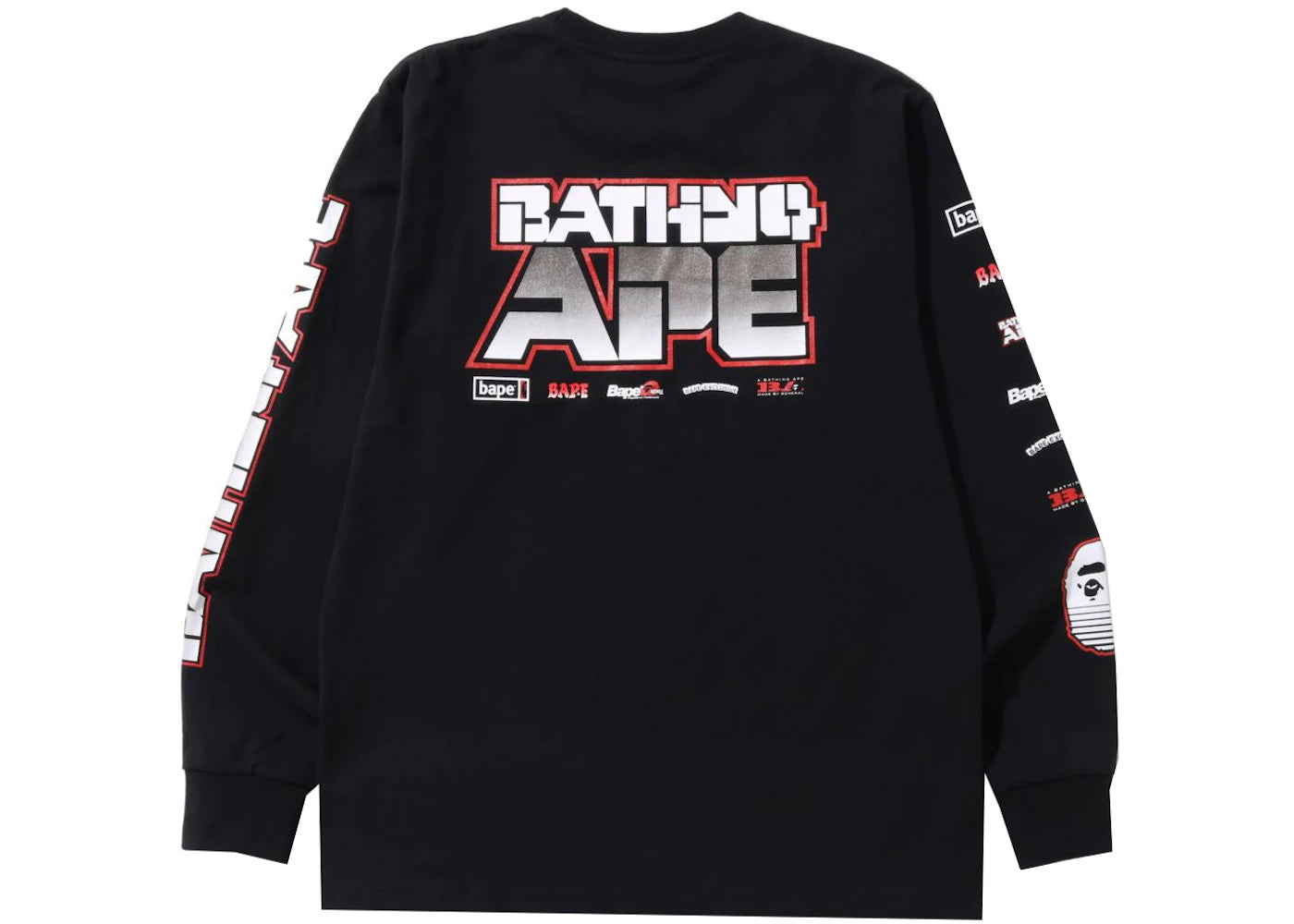 BAPE Graphic #1 L/S Tee Black