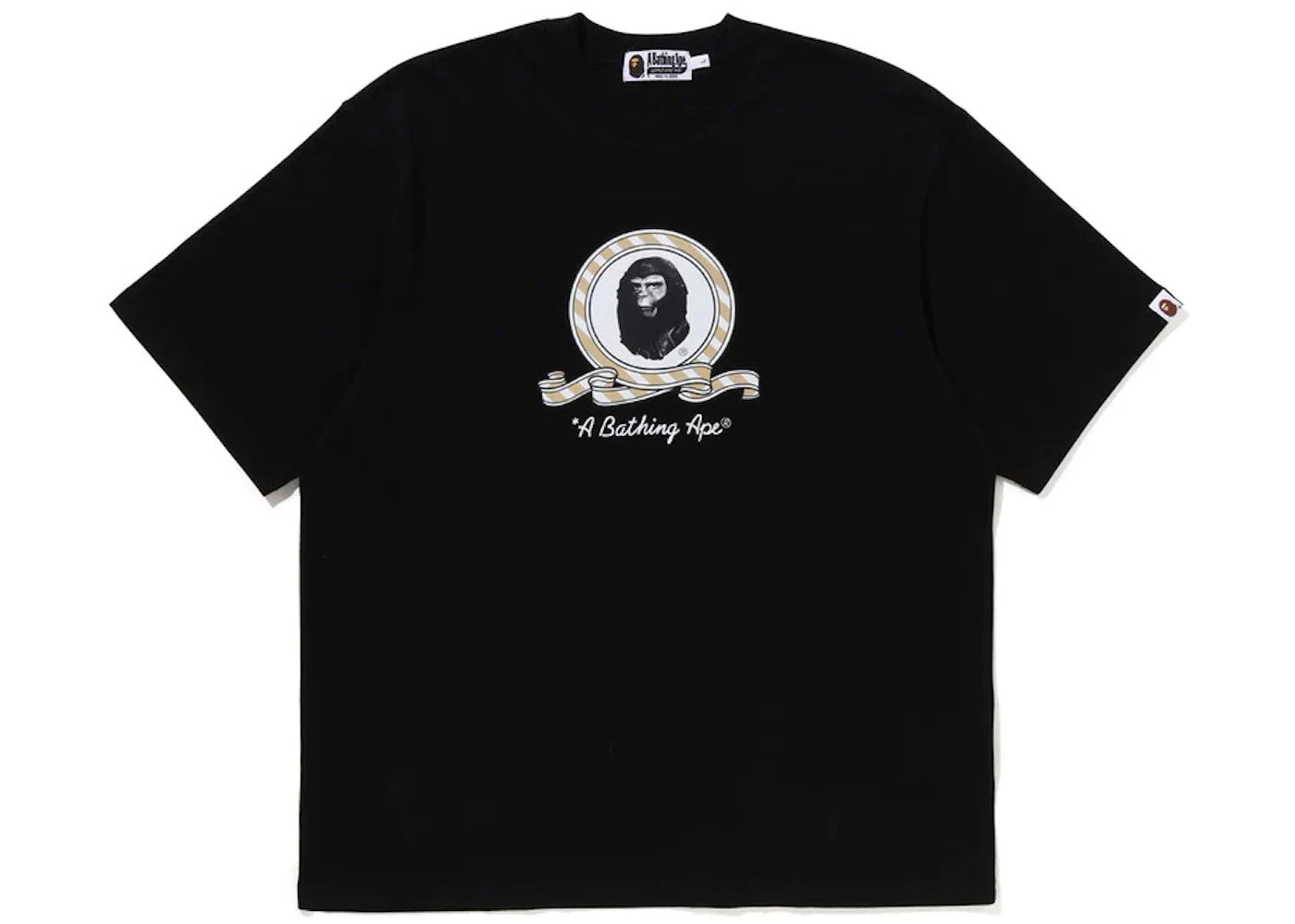 BAPE Graphic Relaxed Fit Tee Black