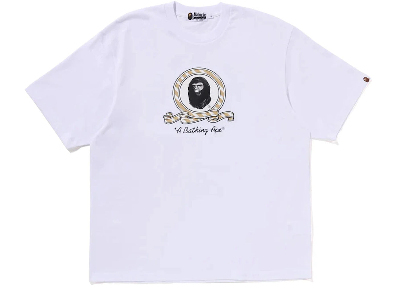 BAPE Graphic Relaxed Fit Tee White