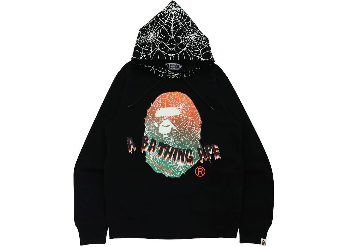 BAPE Halloween Ape Head Glow in the Dark Pullover Hoodie Black