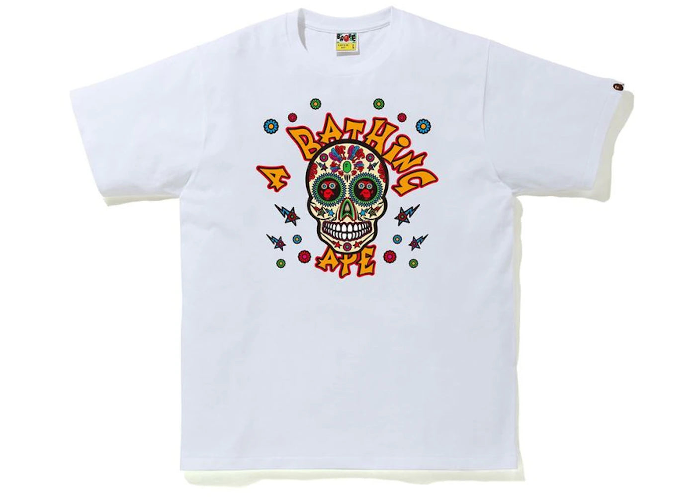 BAPE Halloween Skull Tee White