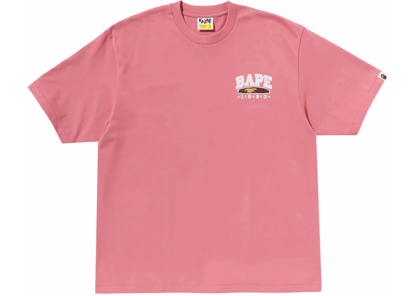 BAPE Hand Draw Bape Relaxed Fit Tee Pink