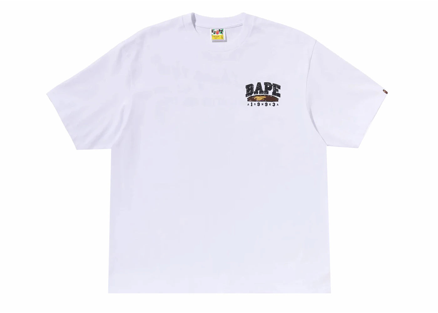 BAPE Hand Draw Bape Relaxed Fit Tee White
