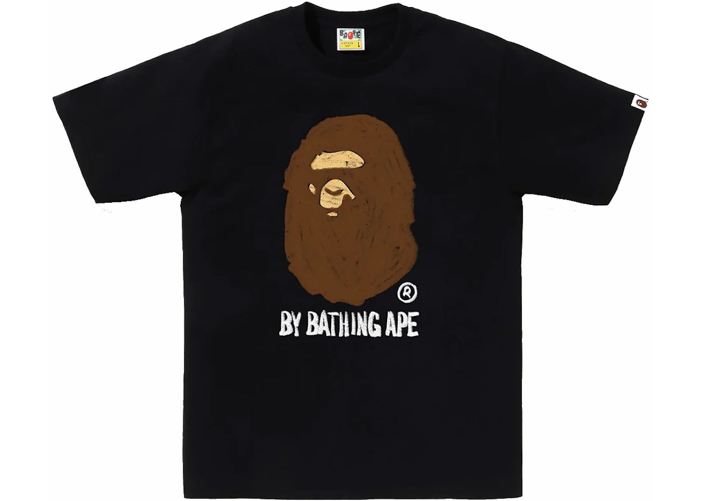 BAPE Hand Draw By Bathing Ape Tee Black