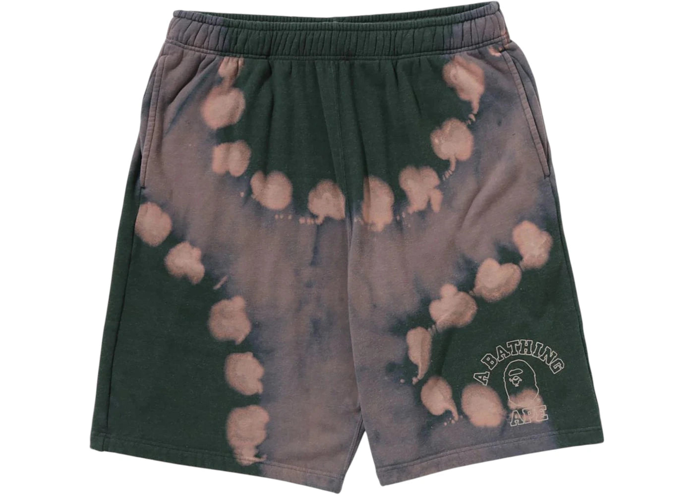BAPE Hand Dye Relaxed Fit Sweat Shorts Shorts Green