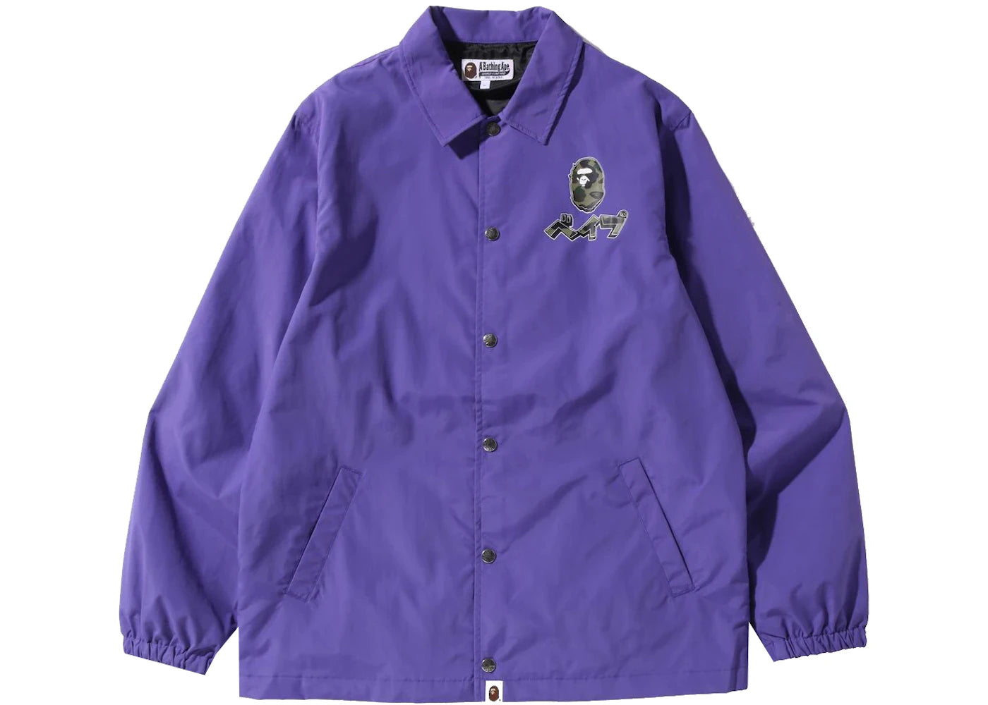 BAPE Harajuku Coach Jacket Purple