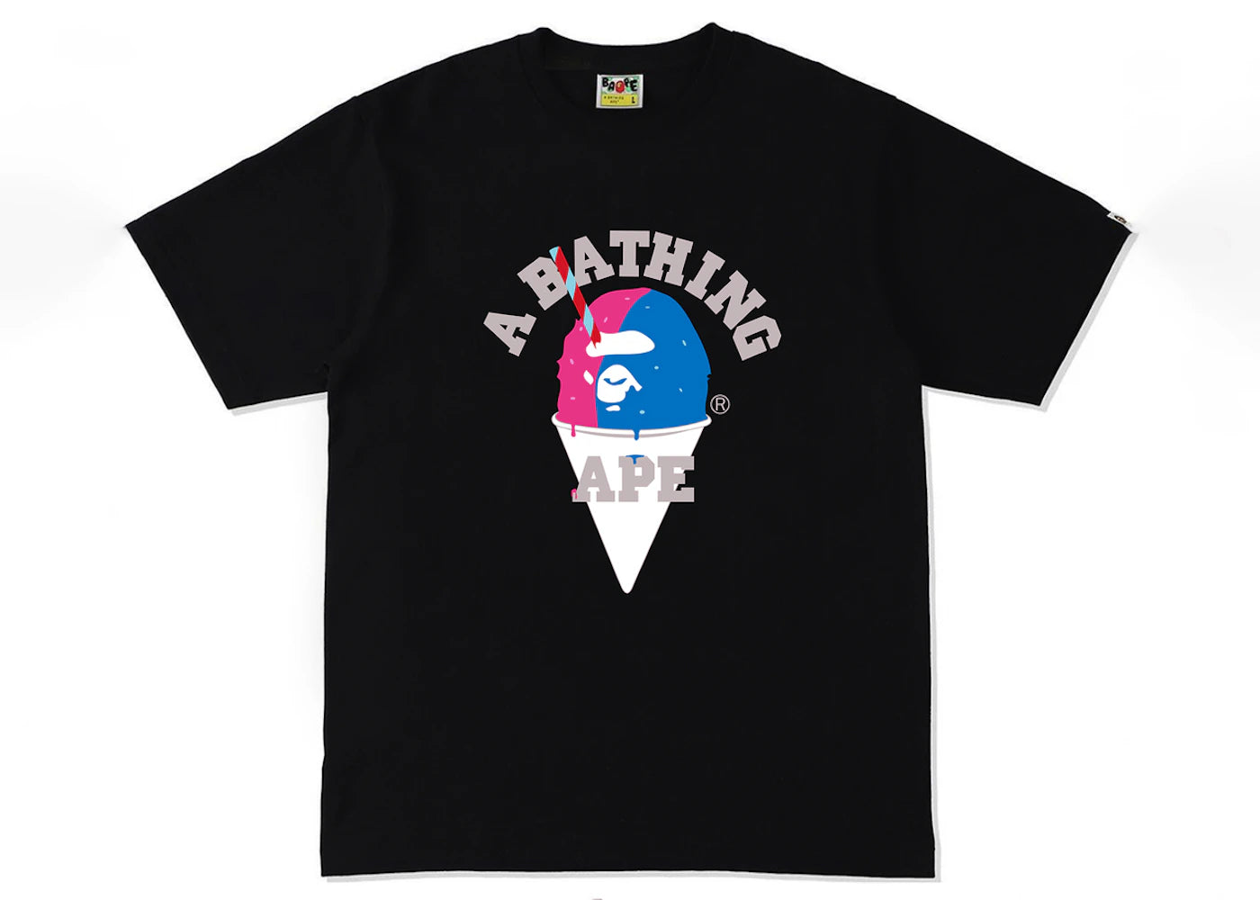 BAPE Hawaiian Shave Ice Tee Black