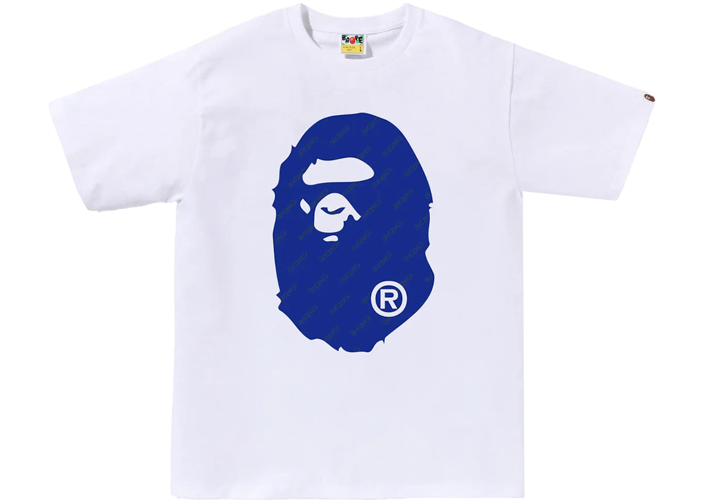 BAPE Hexagram Big Ape Head Tee White