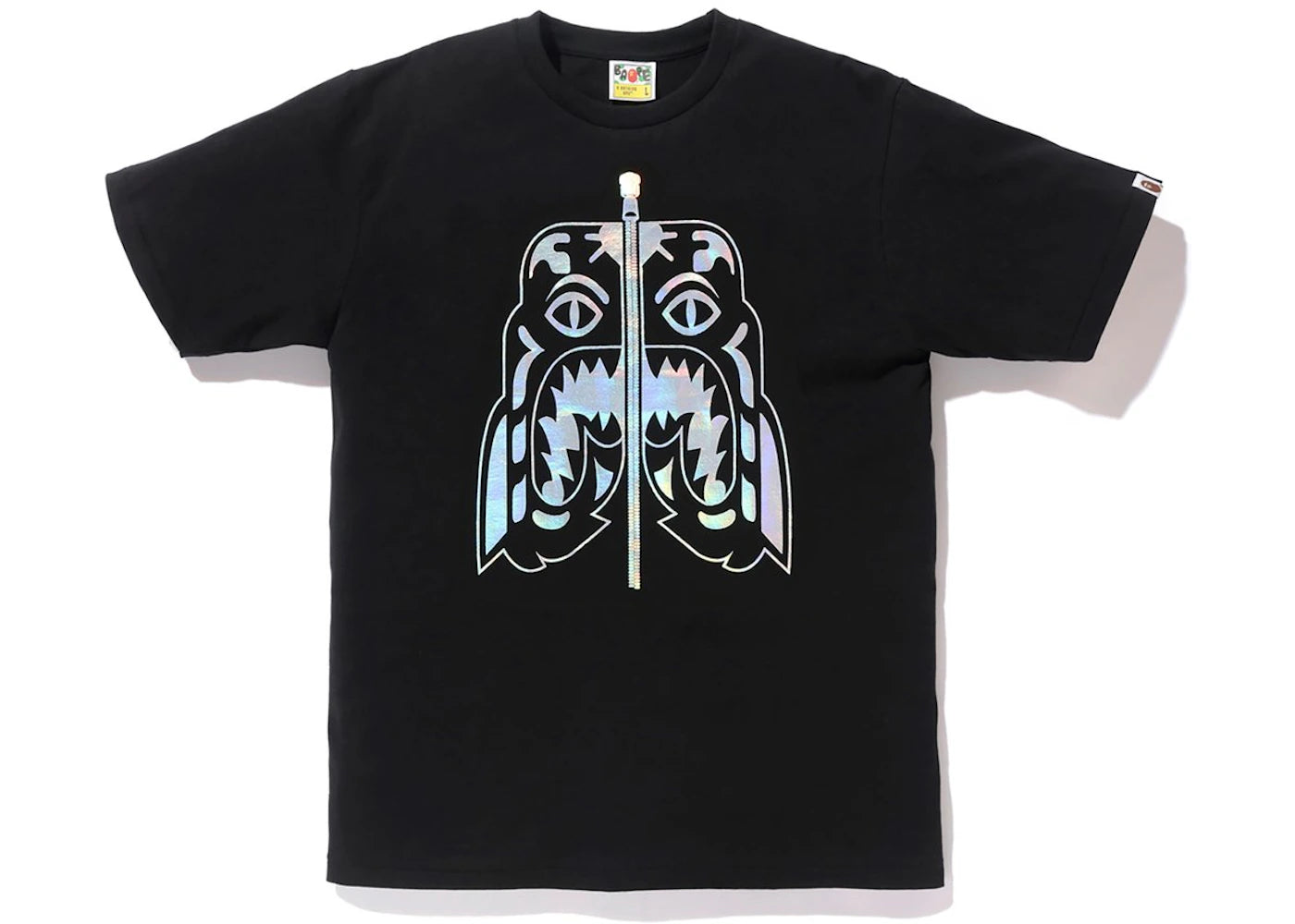 BAPE Hologram Tiger Tee Black