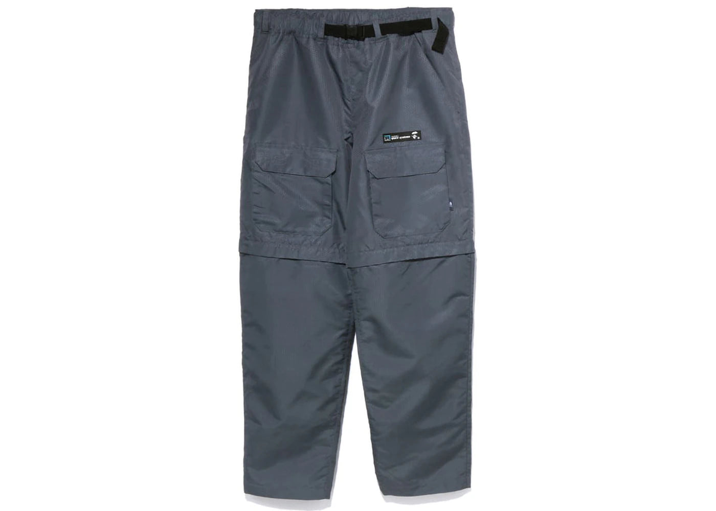 BAPE Honeycomb Big Pocket Detachable Pants Grey