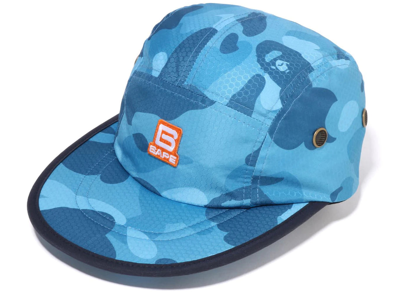 BAPE Honeycomb Camo Jet Cap Blue