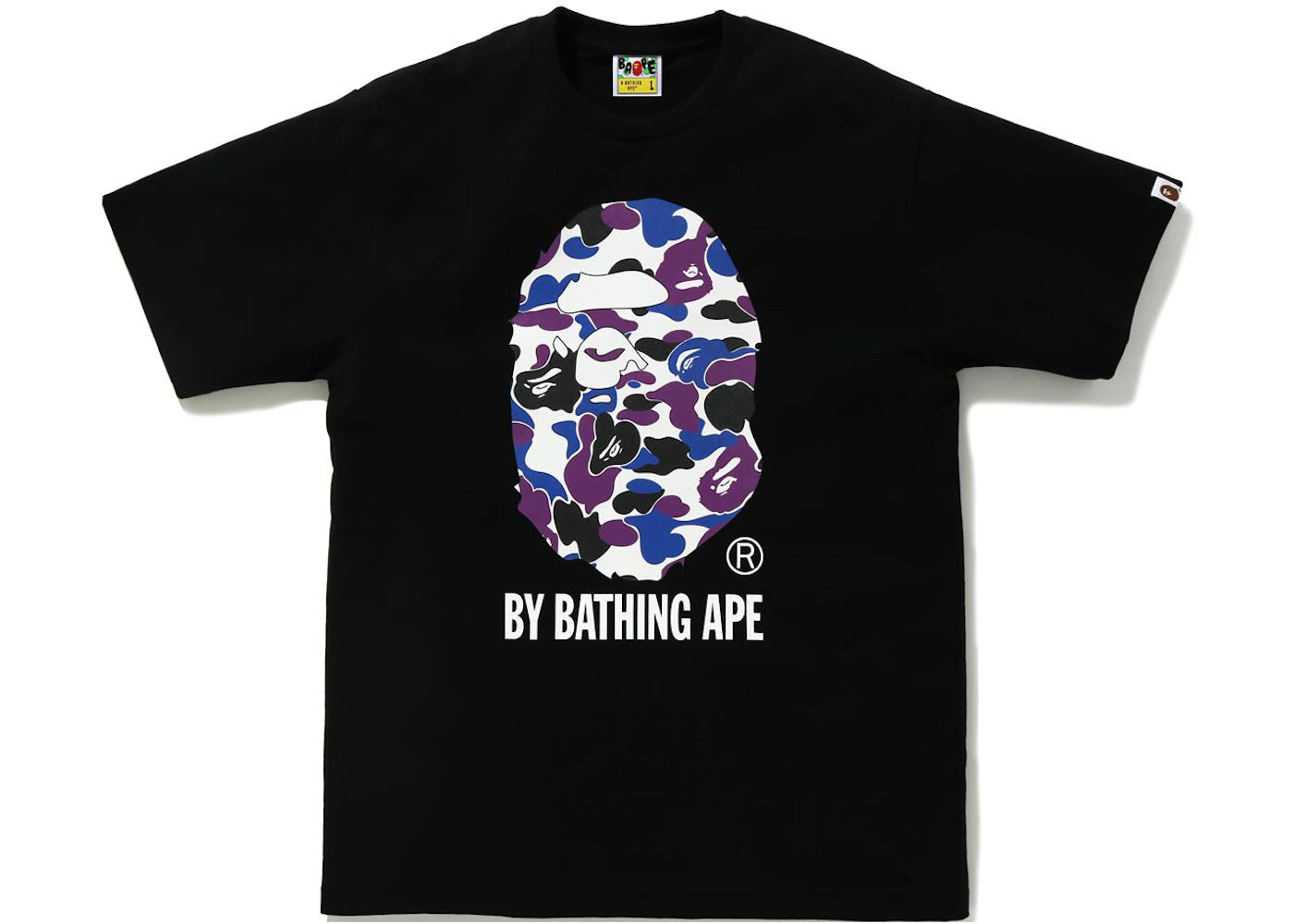 BAPE Hong Kong 15th Anniversary Reflector Tee Black