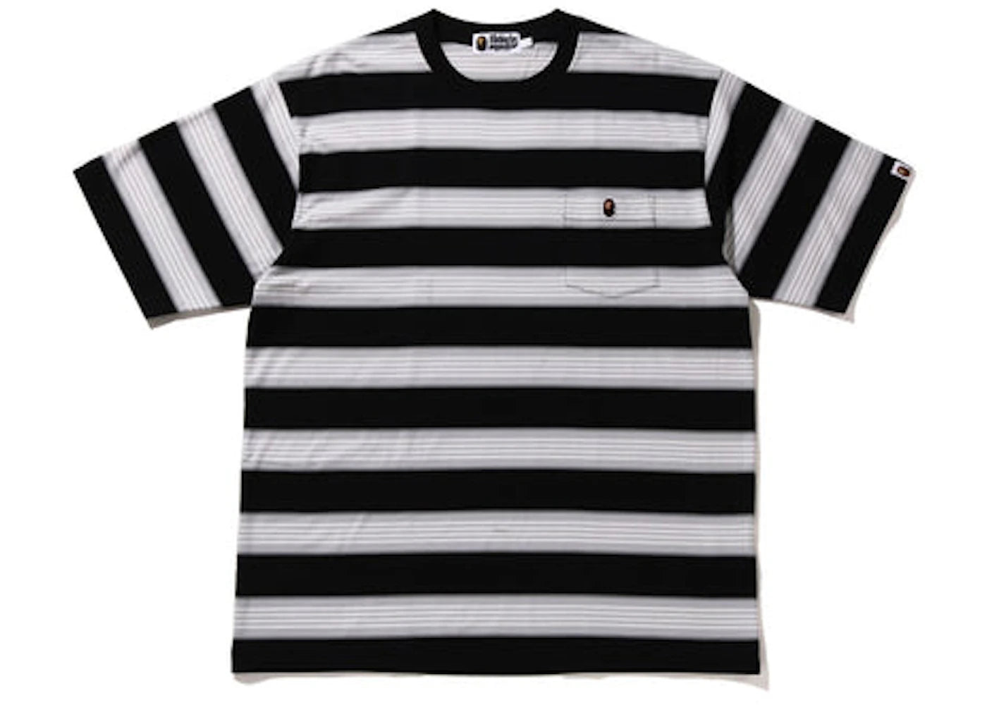 BAPE Hoop One Point Relaxed Fit Tee Black