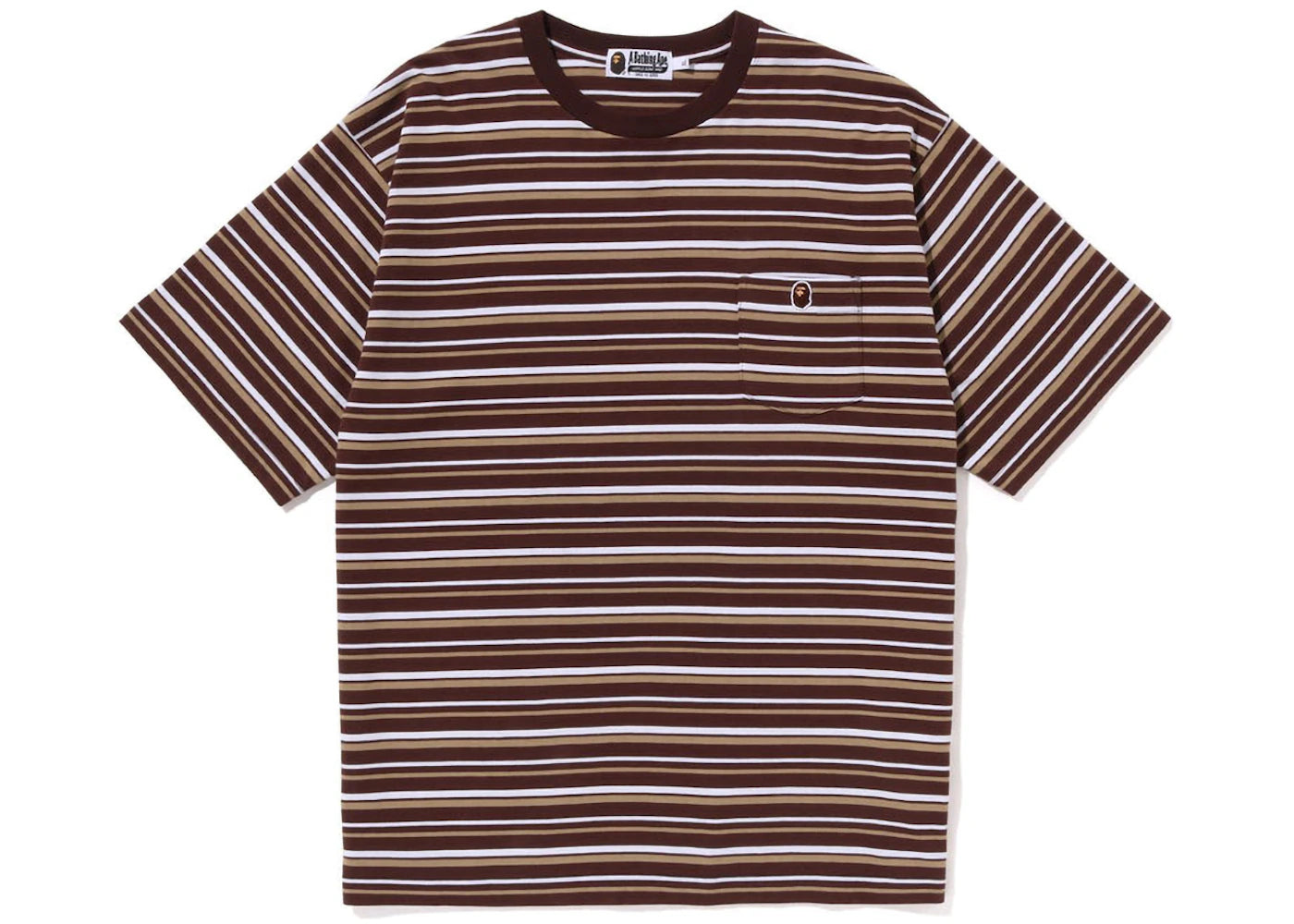 BAPE Hoop One Point Relaxed Fit Tee (SS23) Beige