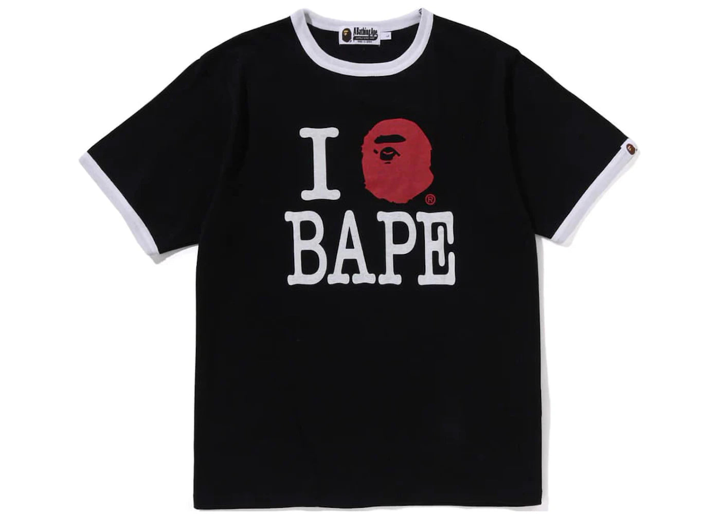 BAPE I Love BAPE Tee Black/White