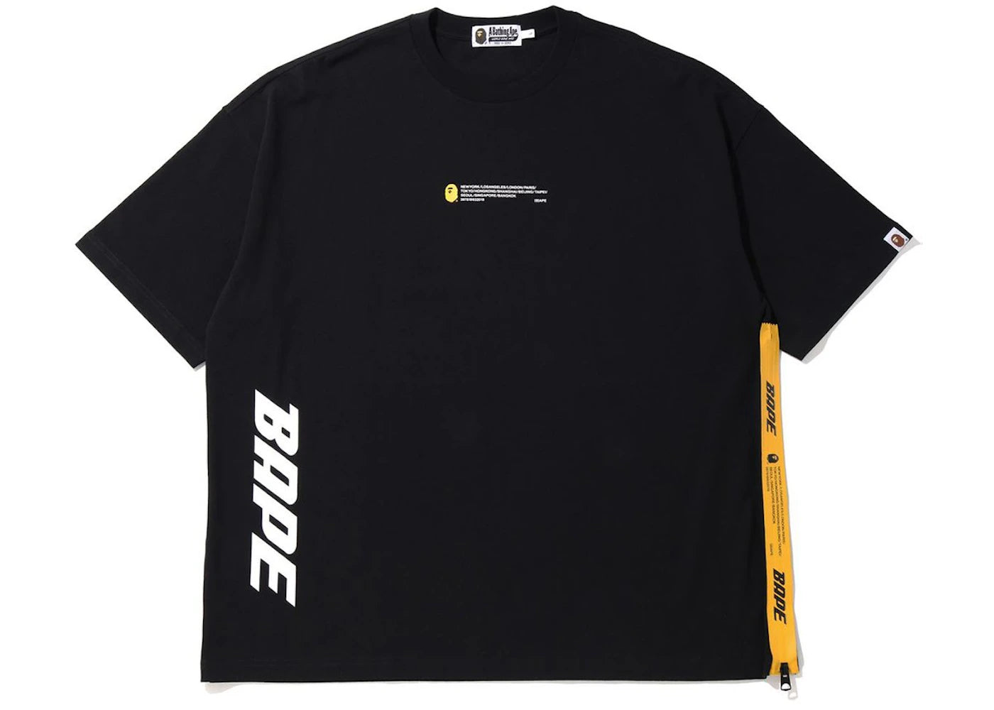 BAPE In Transit 3/4 T-shirt Black