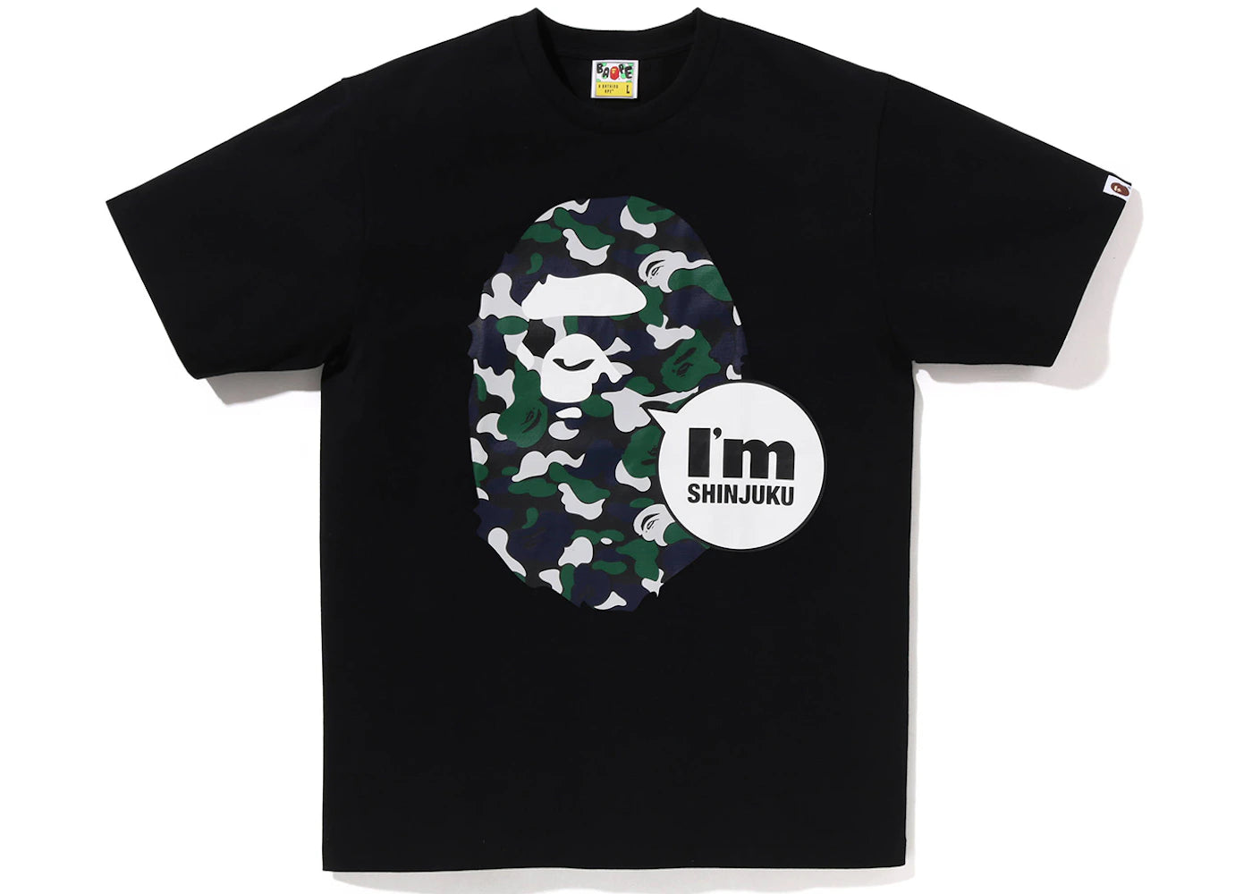 BAPE Isetan Shinjuku Exclusive Ape Head Tee Black