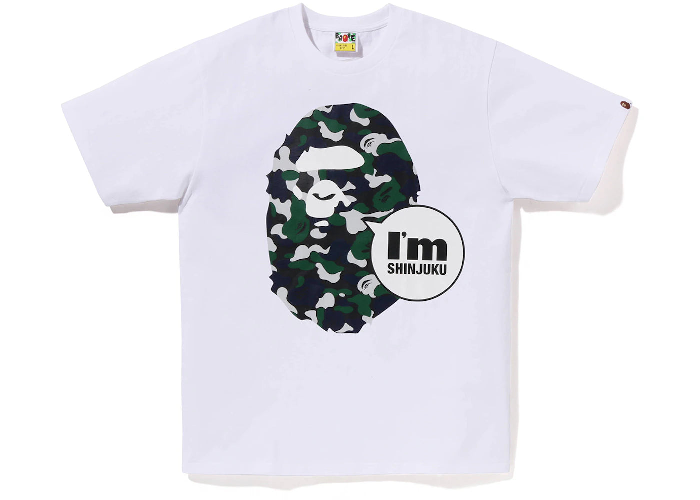 BAPE Isetan Shinjuku Exclusive Ape Head Tee White