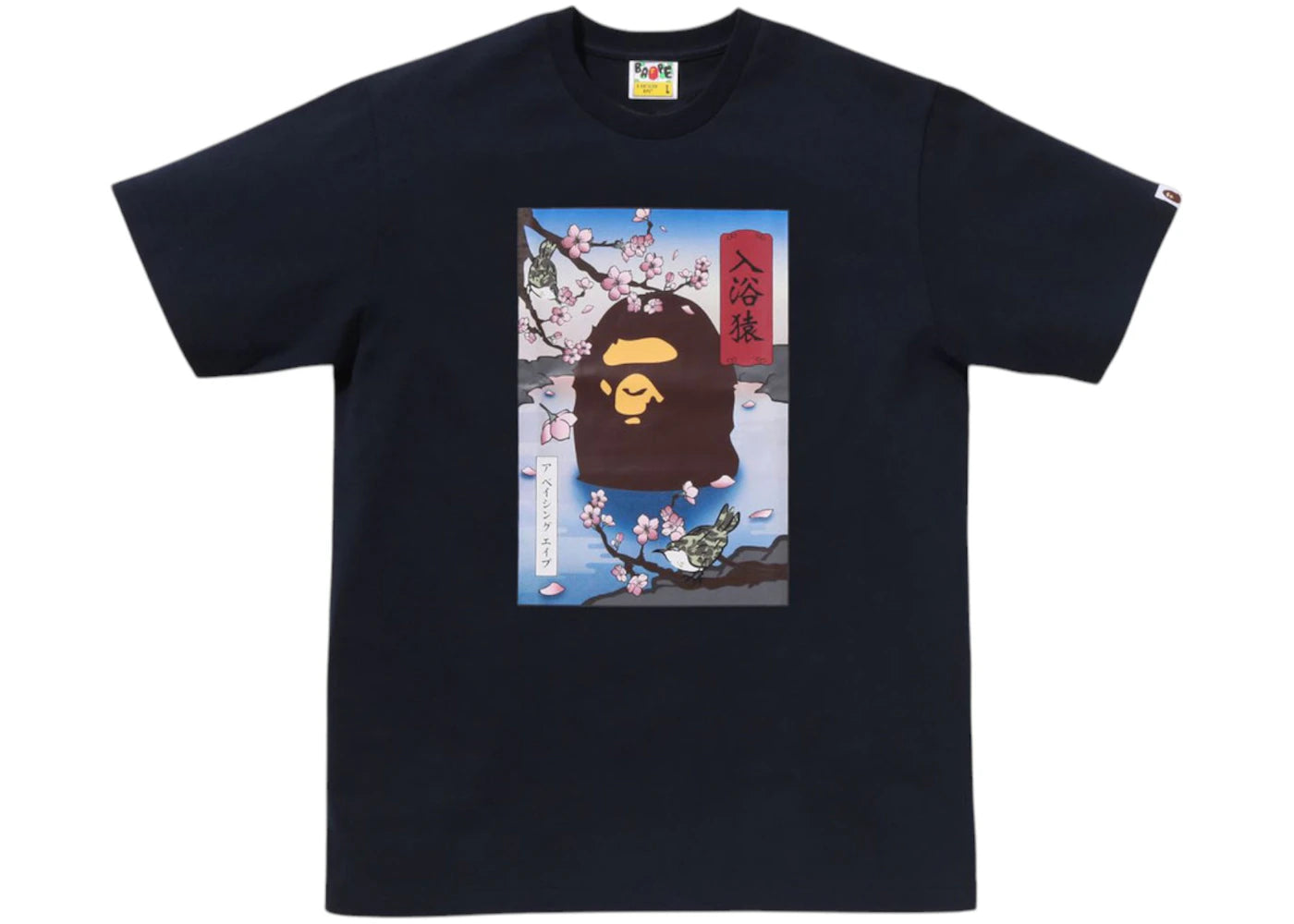 BAPE Japan A Bathing Ape Tee (SS25) Navy