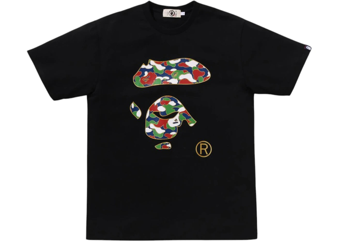 BAPE Japan Ape Face Tee Black