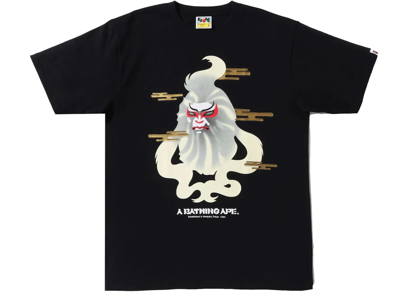 BAPE Japan Culture Kabuki Tee Black