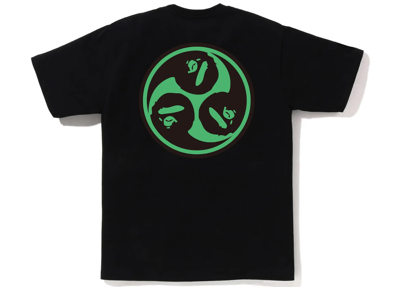 BAPE Japan Culture Mitsudomoe Tee Black