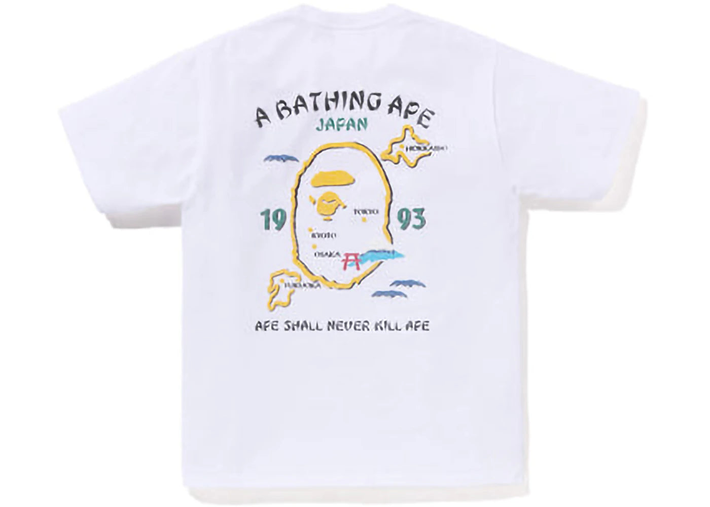 BAPE Japan Exclusive Japan Souvenir #2 Tee White